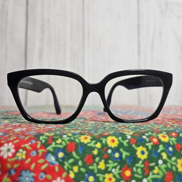 Alexander McQueen MCQ0032 64H 145 - Black Handmade Acetate Eyeglasses Frames - Picture 5 of 10